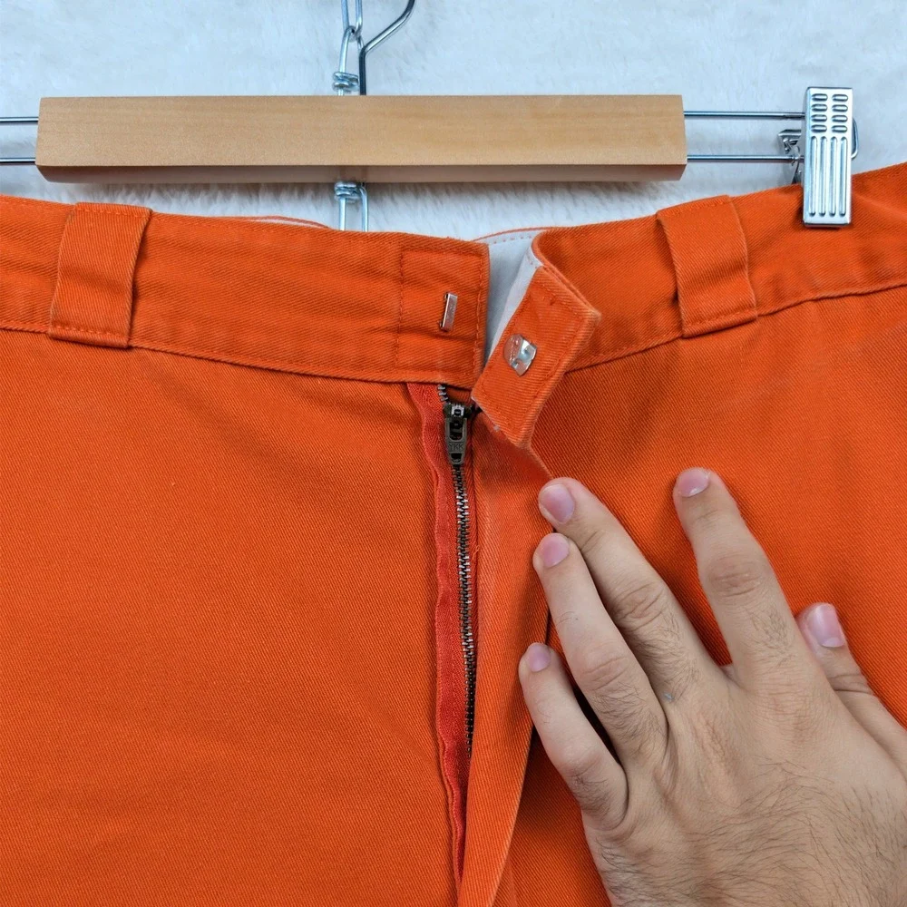VTG Dickies Shorts Men's 39 Orange 13
